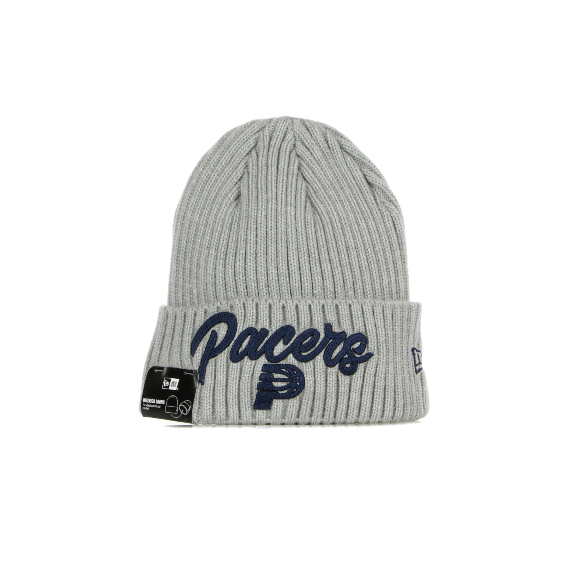 New Era, Uomo Nba 20 Draft Knit Indpac, Heather Grey/original Team Colors