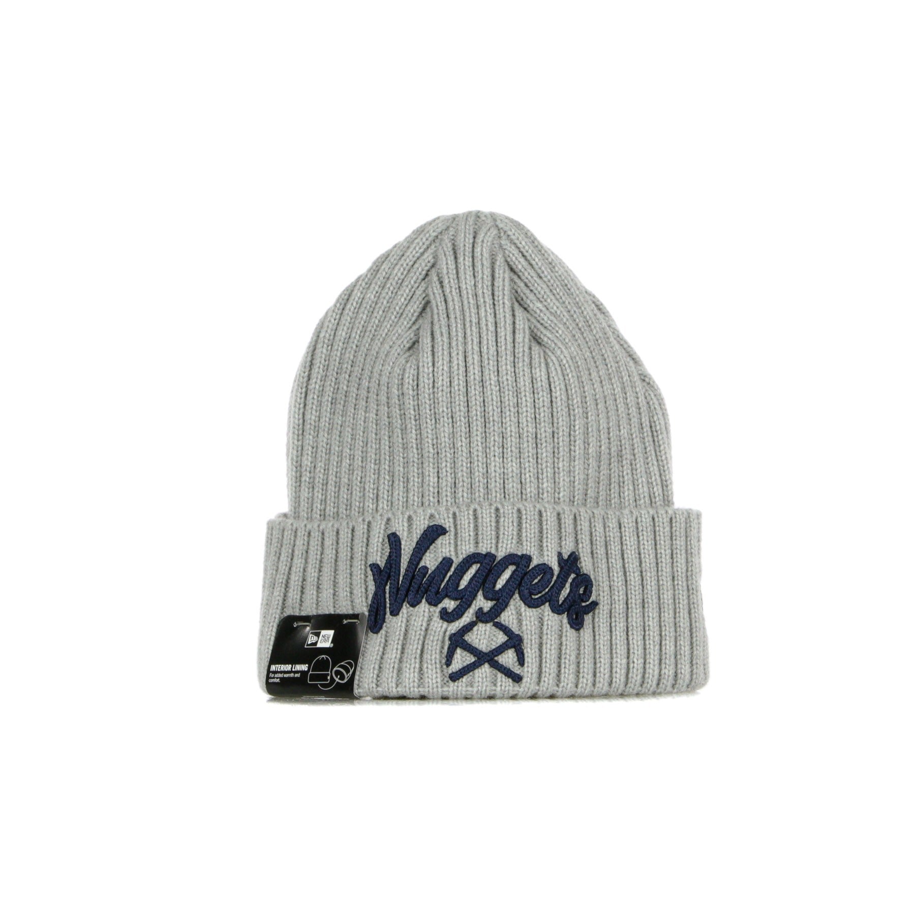 New Era, Uomo Nba 20 Draft Knit Dennug, Heather Grey/original Team Colors