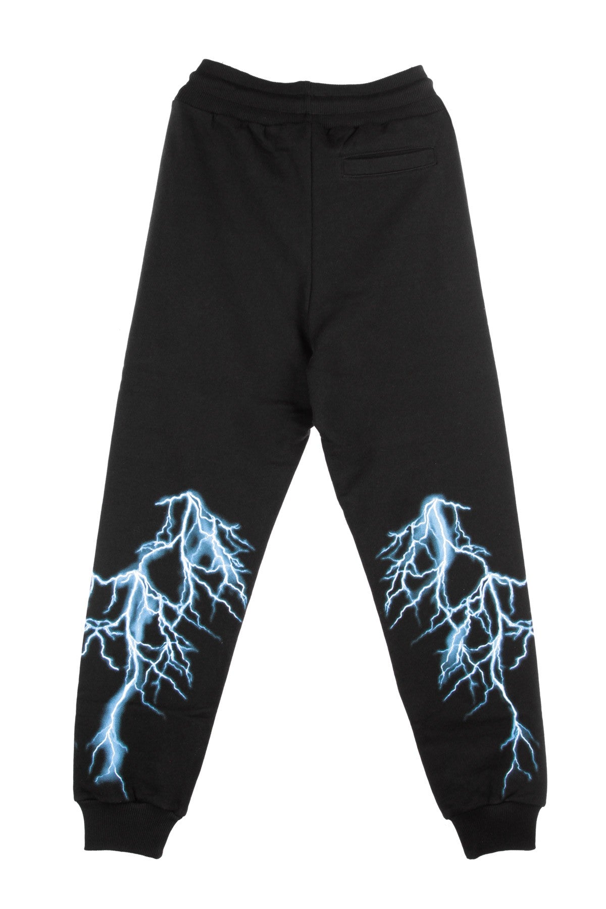 Phobia, Pantalone Tuta Leggero Uomo Light Blue Lightning Pants, Black/light Blue