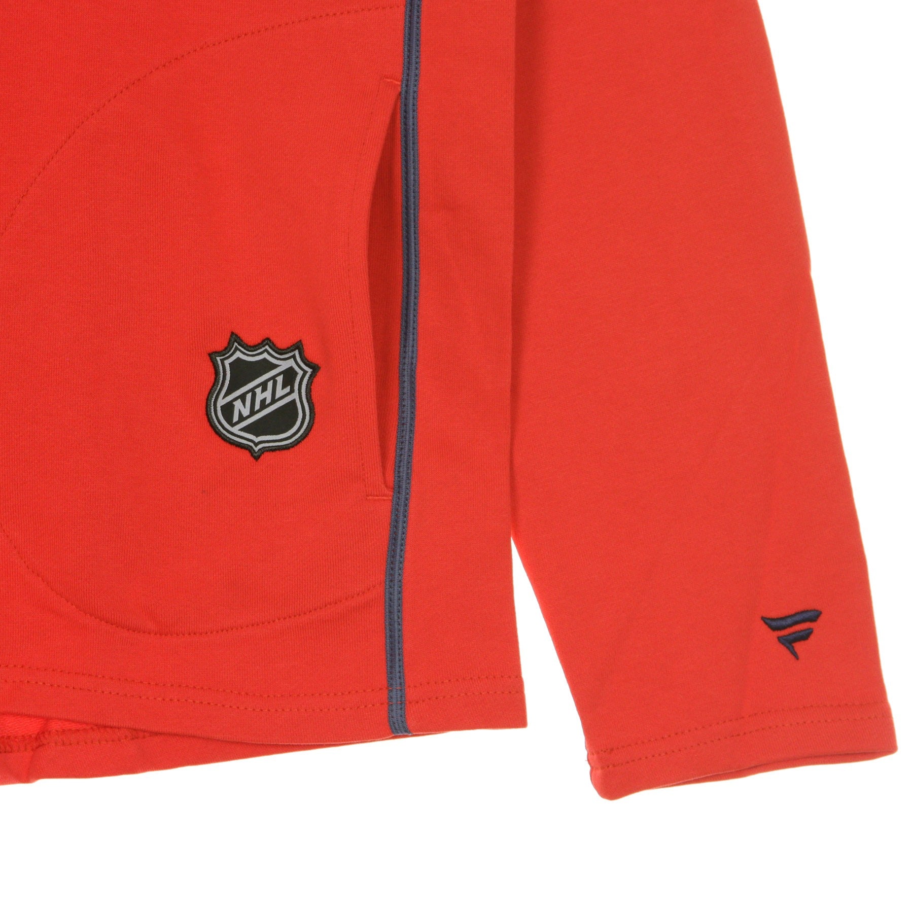 Fanatics Branded, Felpa Leggera Cappuccio Uomo Nhl Franchise Overhead Hoodie Wascap, 