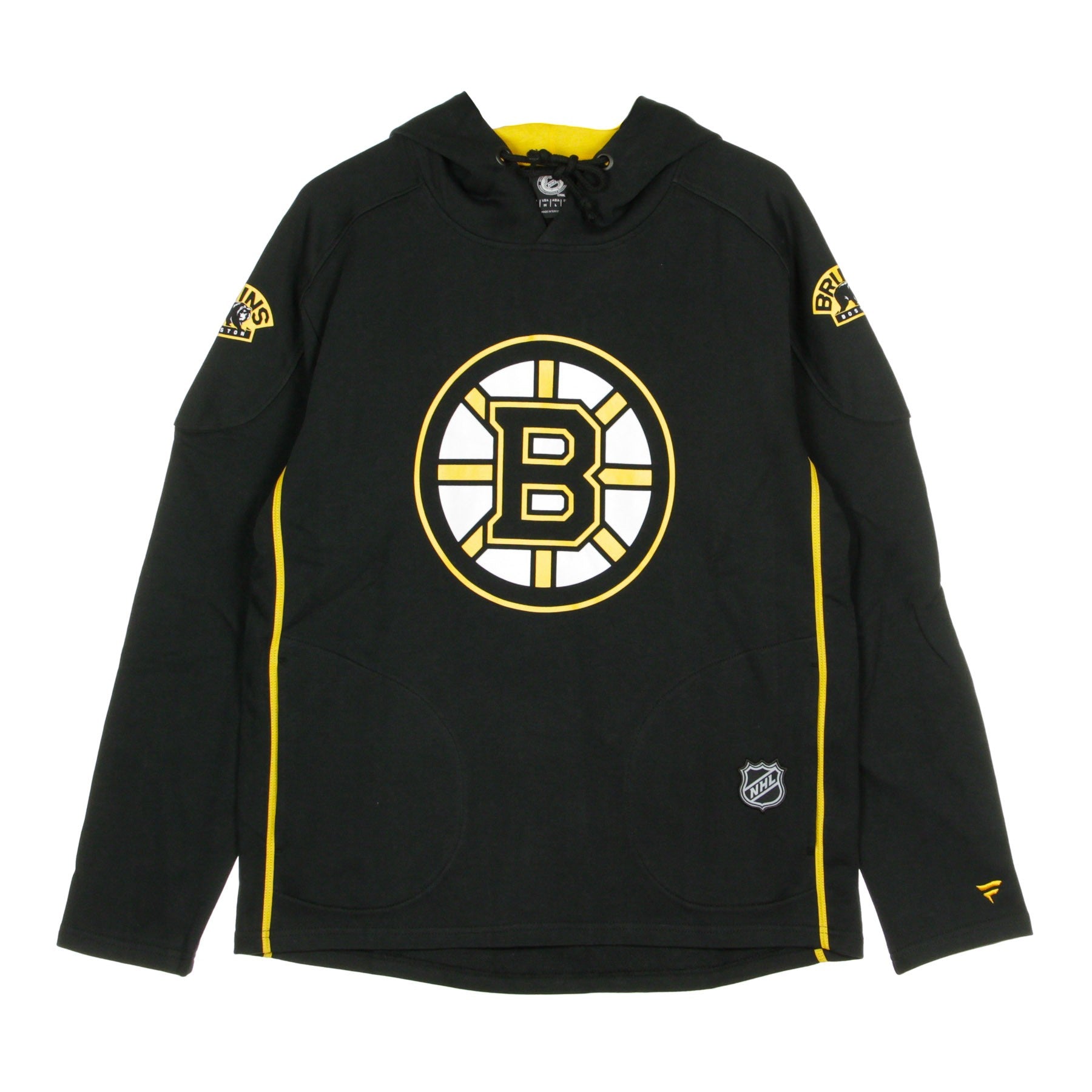 Fanatics Branded, Felpa Leggera Cappuccio Uomo Nhl Franchise Overhead Hoodie Bosbru, Original Team Colors