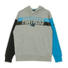 Nike Nfl, Felpa Leggera Cappuccio Uomo Nfl Wordmark Long Sleeve Heritage Hoodie Carpan, Heather Grey/original Team Colors