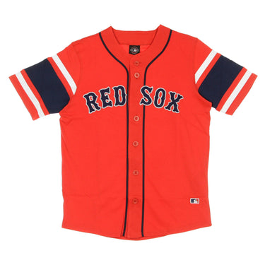 Casacca Bottoni Uomo Mlb Franchise Cotton Supporters Jersey Bosred Original Team Colors