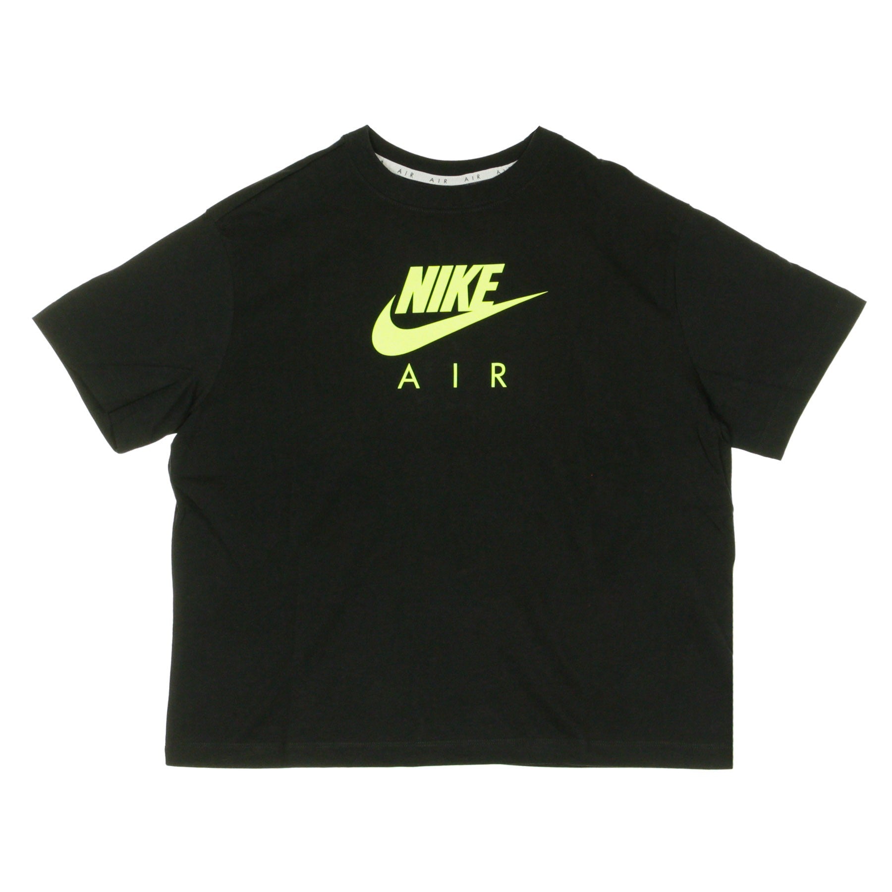 Nike, Maglietta Donna Air Top, Black/volt