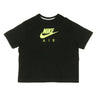 Nike, Maglietta Donna Air Top, Black/volt