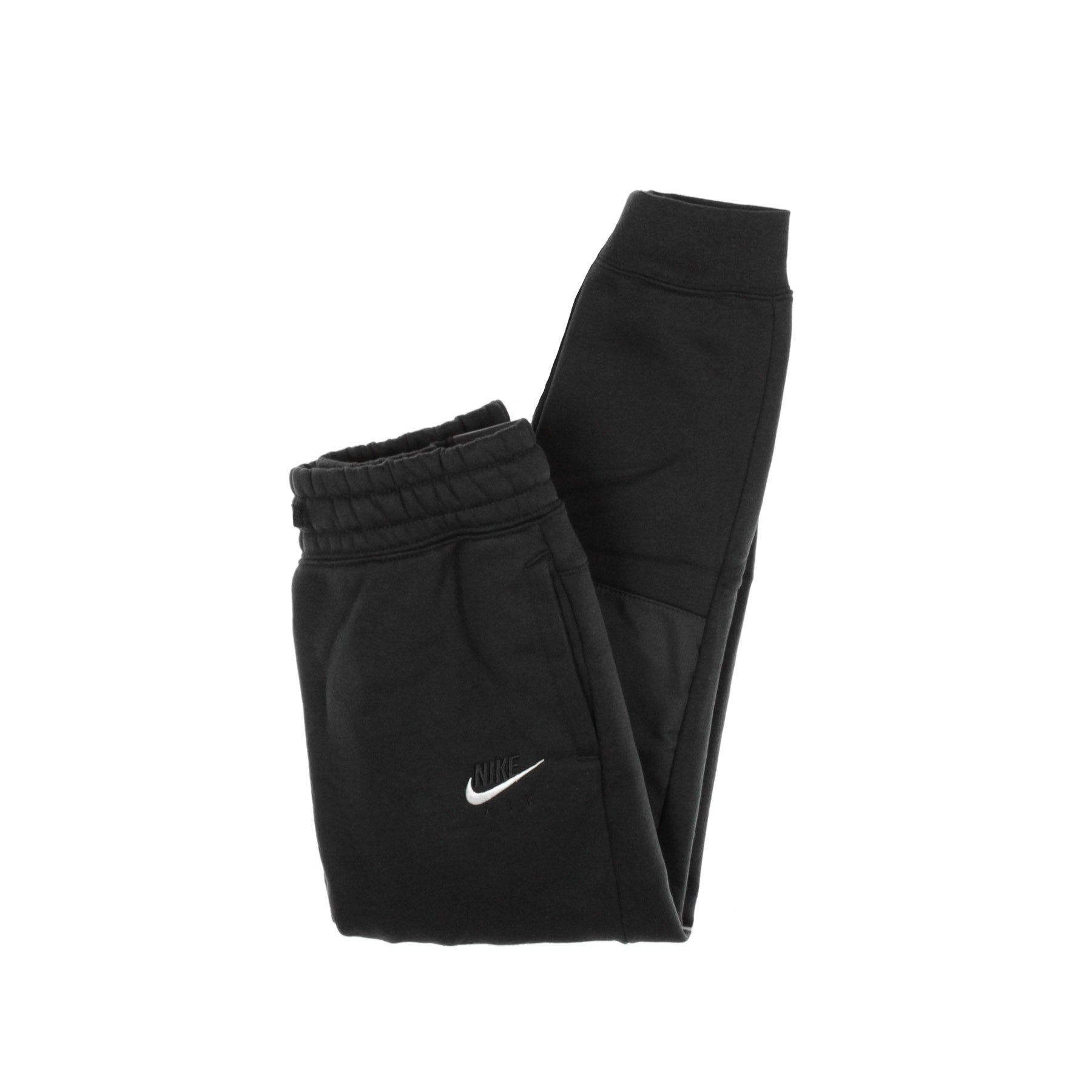 Nike, Pantalone Tuta Felpato Ragazzo Air Pant, Black/black/black/white