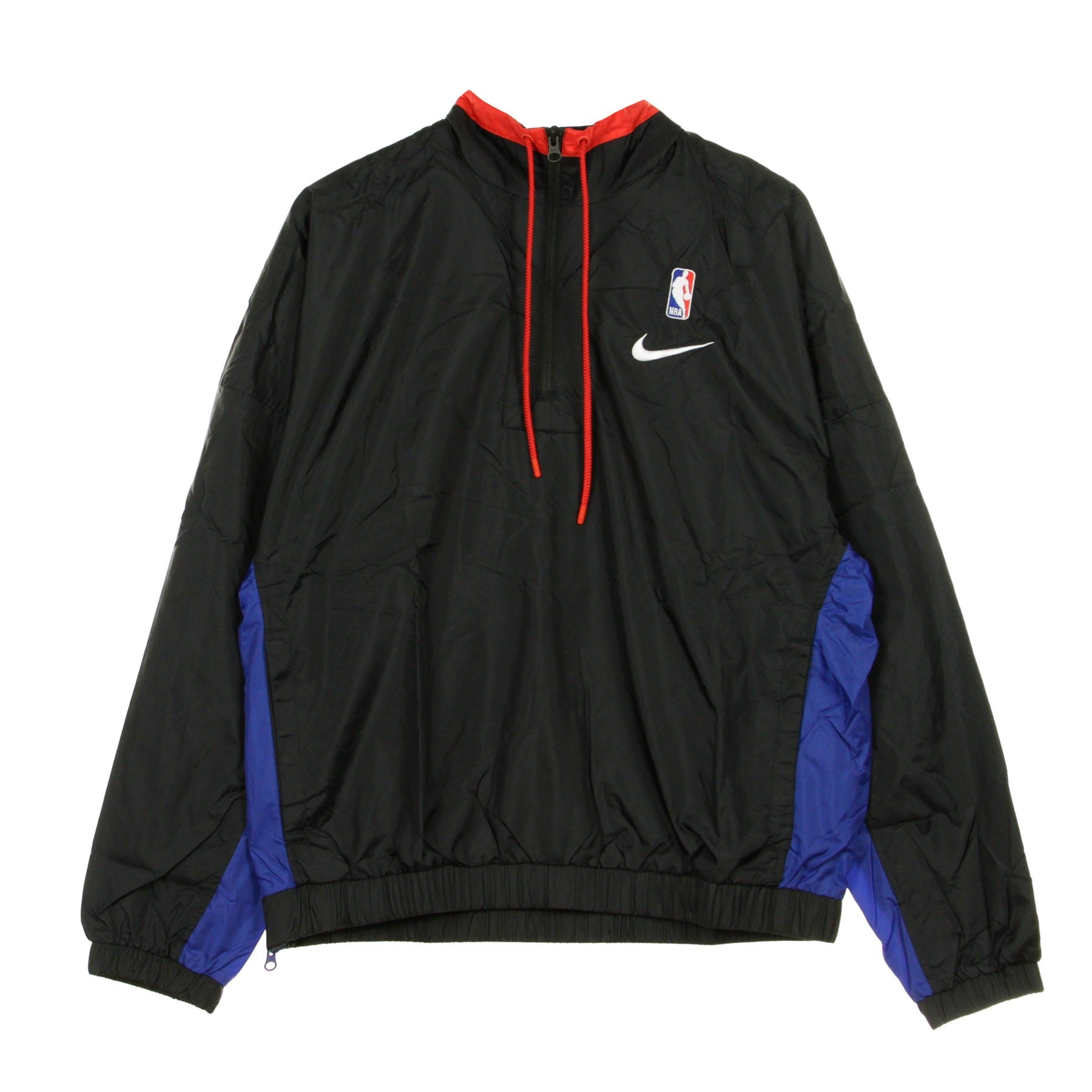 Nike Nba, Completo Tuta Uomo Nba Tracksuit Team 31 Courtside, Black/rush Blue/university Red