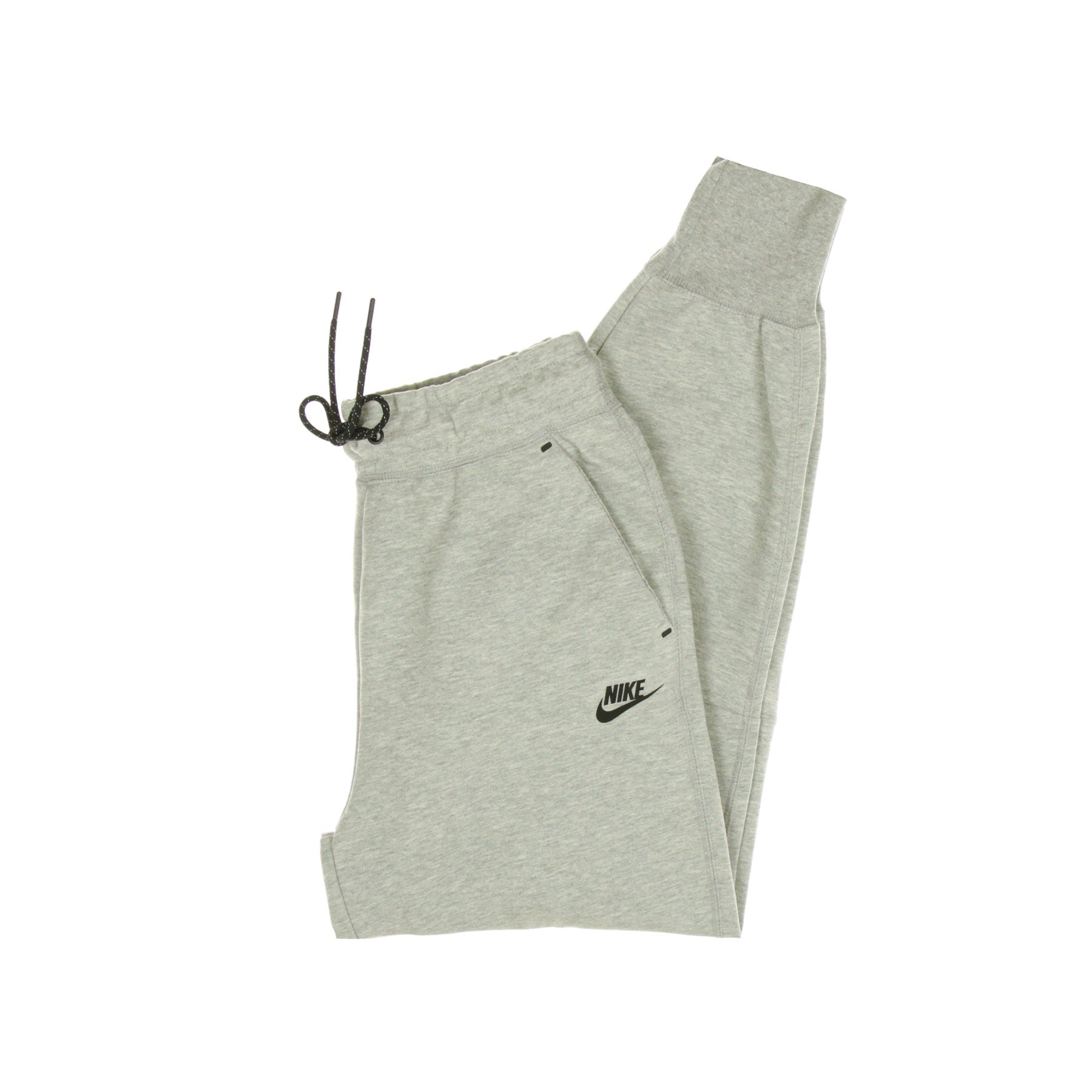 Nike, Pantalone Tuta Leggero Donna Sportswear Tech Fleece, Dk Grey Heather/black