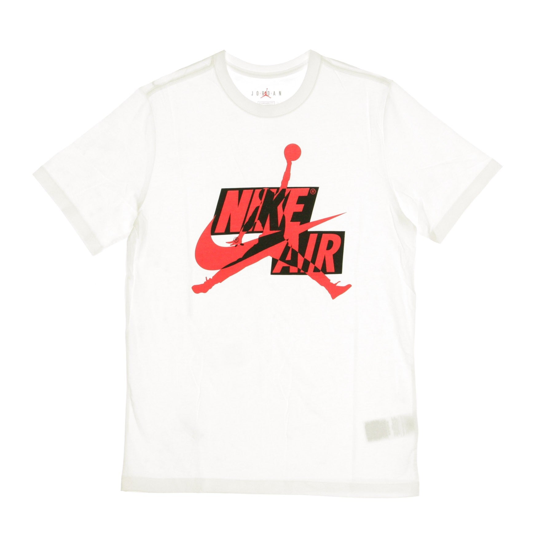 Jumpman Classics Hbr Men's T-Shirt White/gym Red/black