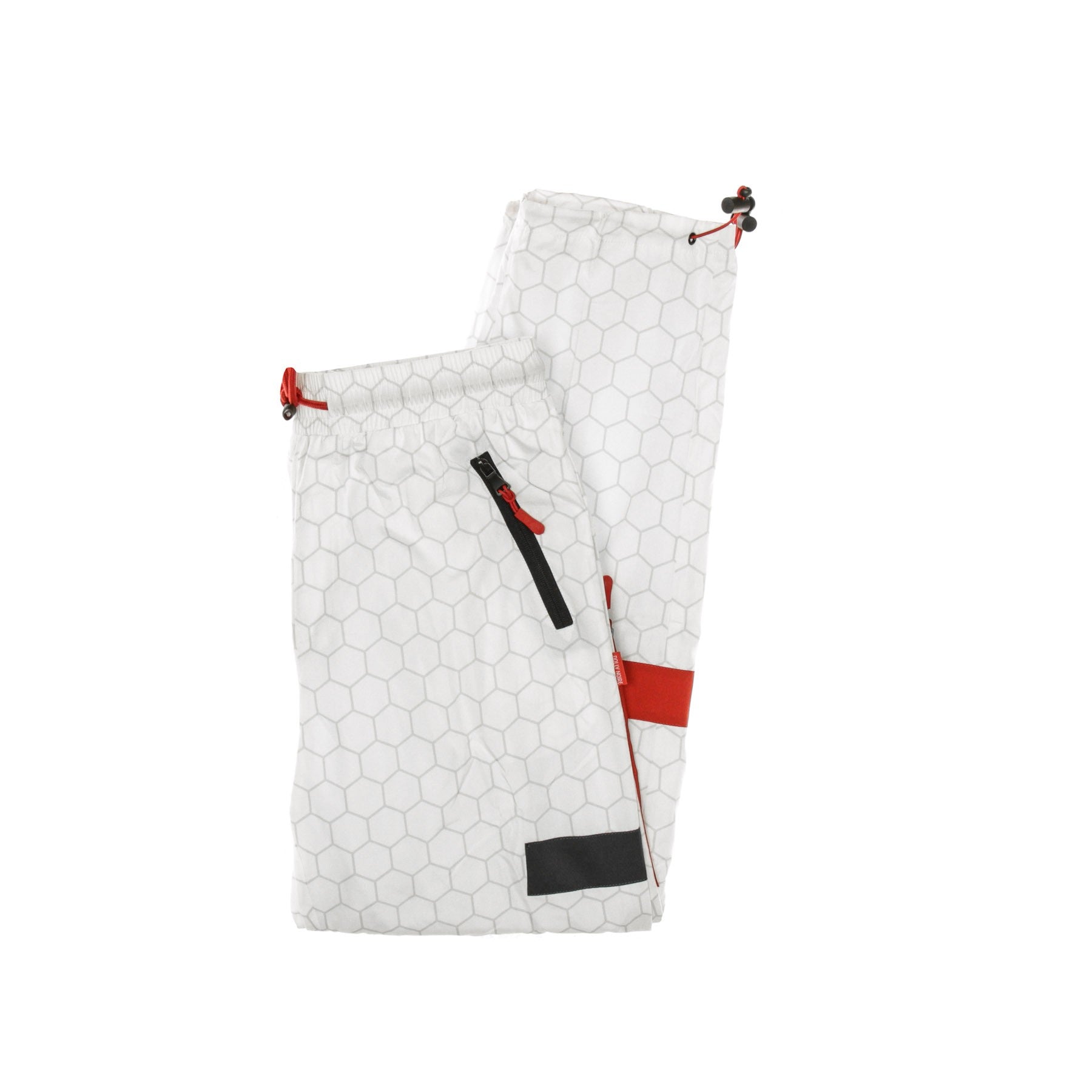 Dolly Noire, Pantalone Tuta Uomo Destiny Adaptable Pants, White/red/black