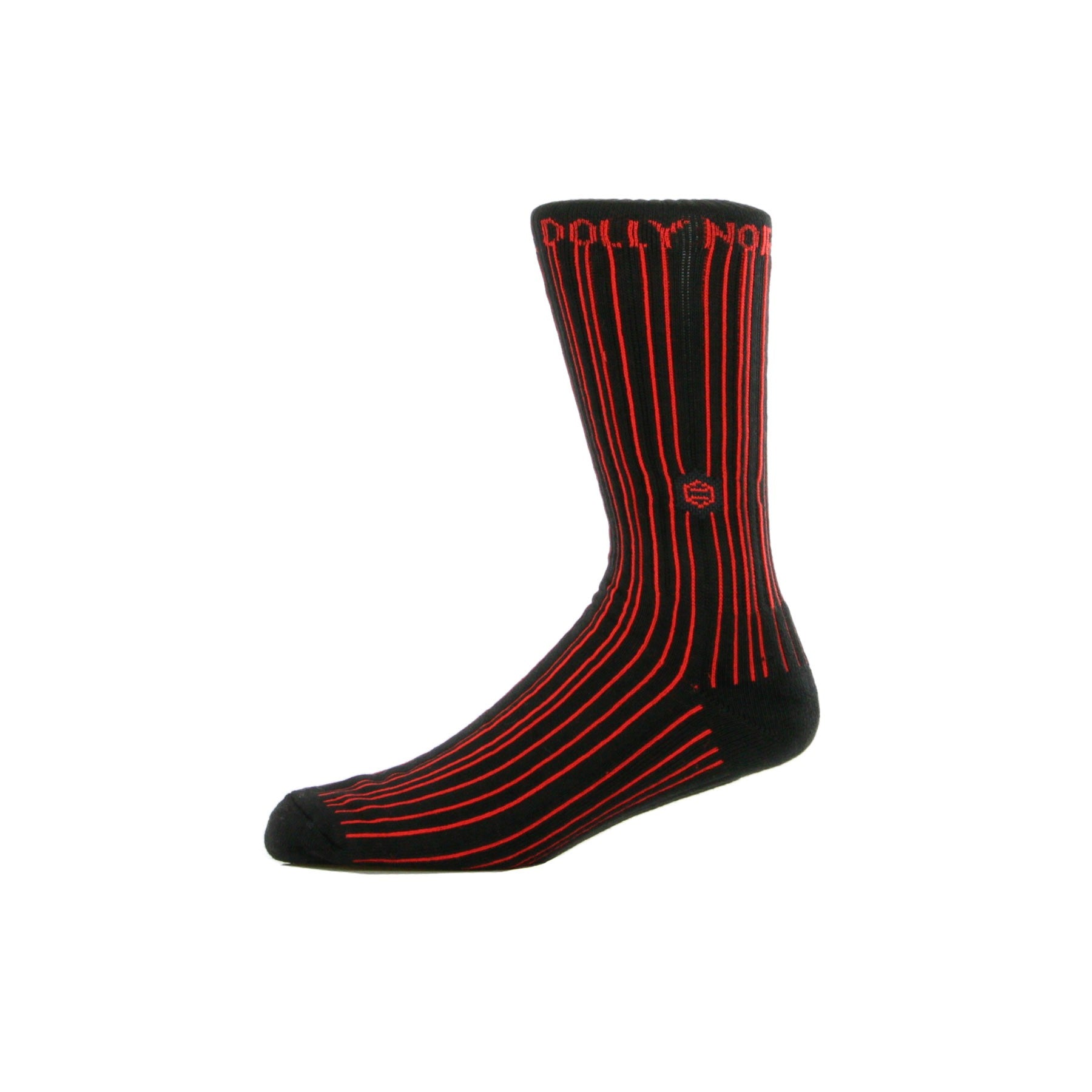 Dolly Noire, Calza Media Uomo Socks Control Br, Black/red