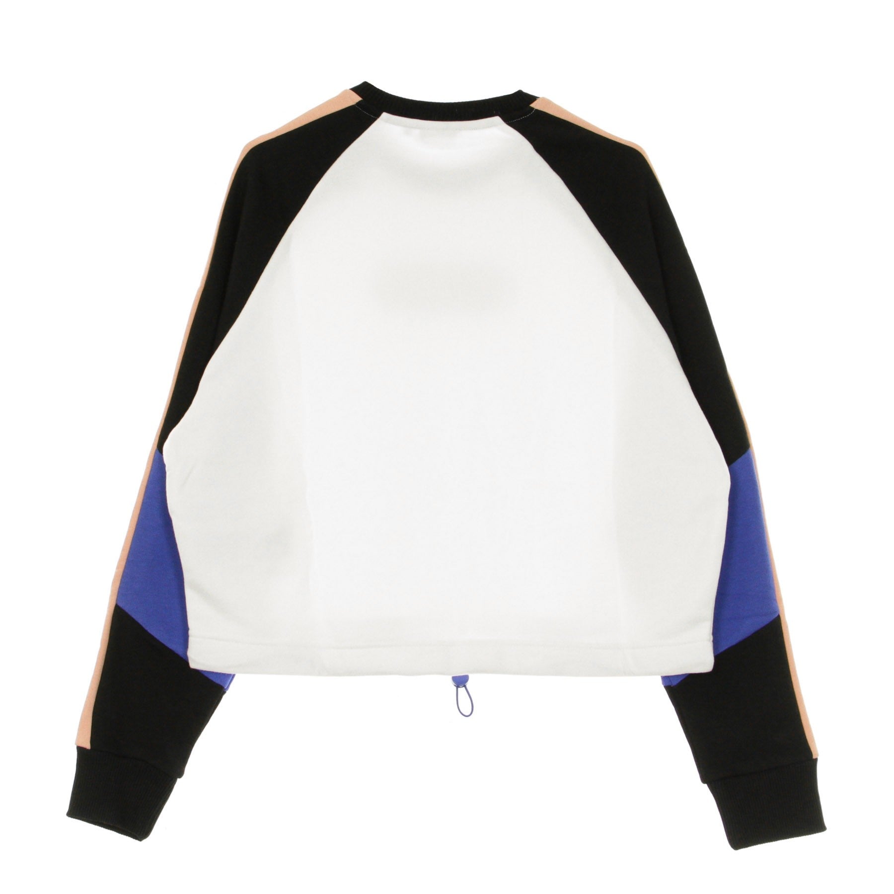 Fila, Felpa Leggera Girocollo Corta Donna Bane Blocked Cropped Crew Sweat, 
