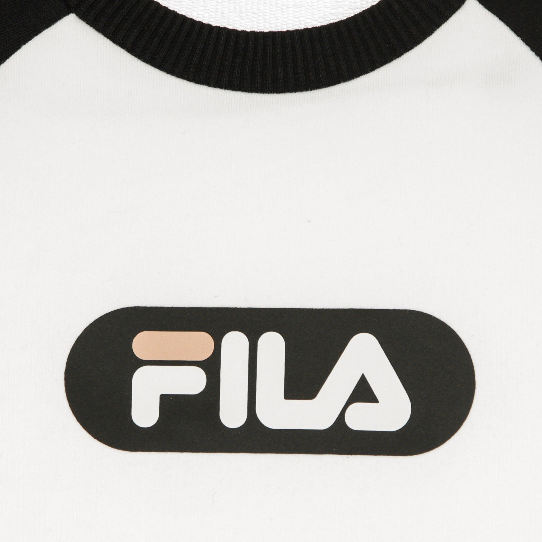 Fila, Felpa Leggera Girocollo Corta Donna Bane Blocked Cropped Crew Sweat, 