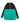 Jordan, Giaccone Lungo Uomo Down Parka, Black/watermelon/neptune Green