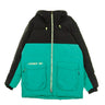 Jordan, Giaccone Lungo Uomo Down Parka, Black/watermelon/neptune Green