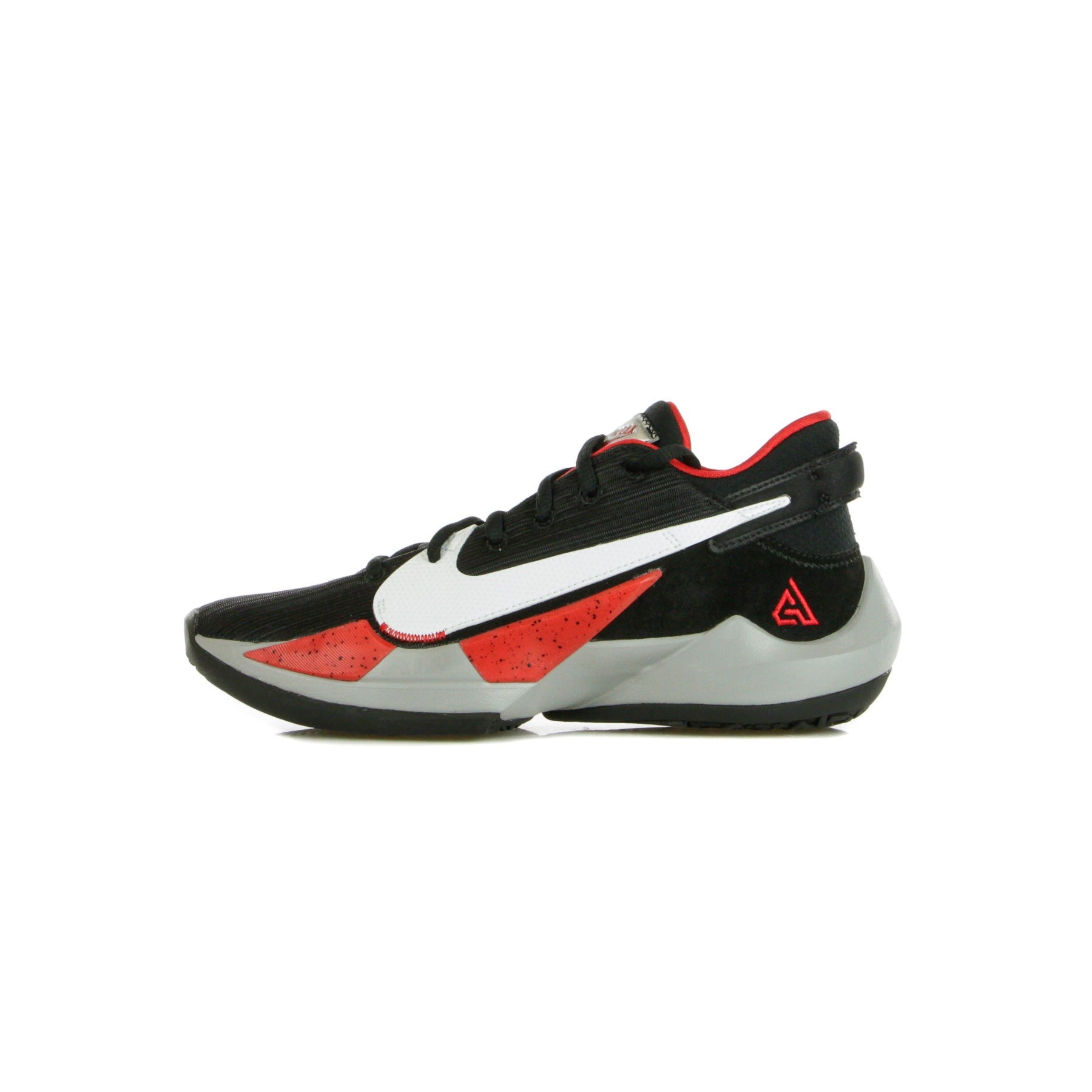 Nike Nba, Scarpa Basket Uomo Zoom Freak 2, Black/white/university Red