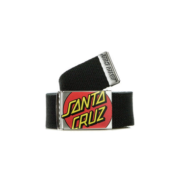 Santa Cruz, Cintura Uomo Crop Dot Belt, Black