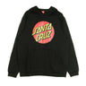 Santa Cruz, Felpa Cappuccio Uomo Classic Dot Hood, Black