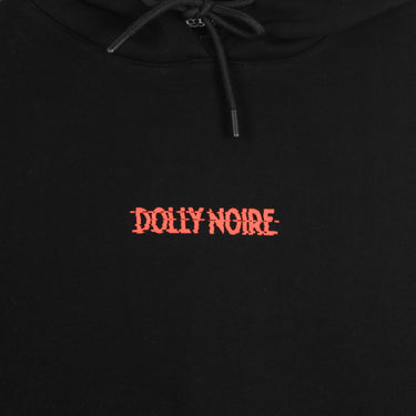 Dolly Noire, Felpa Cappuccio Donna Capital Glitch Over Hoodie, 