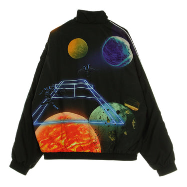 Giacchetta Uomo Planet Back Printed Jacket Black