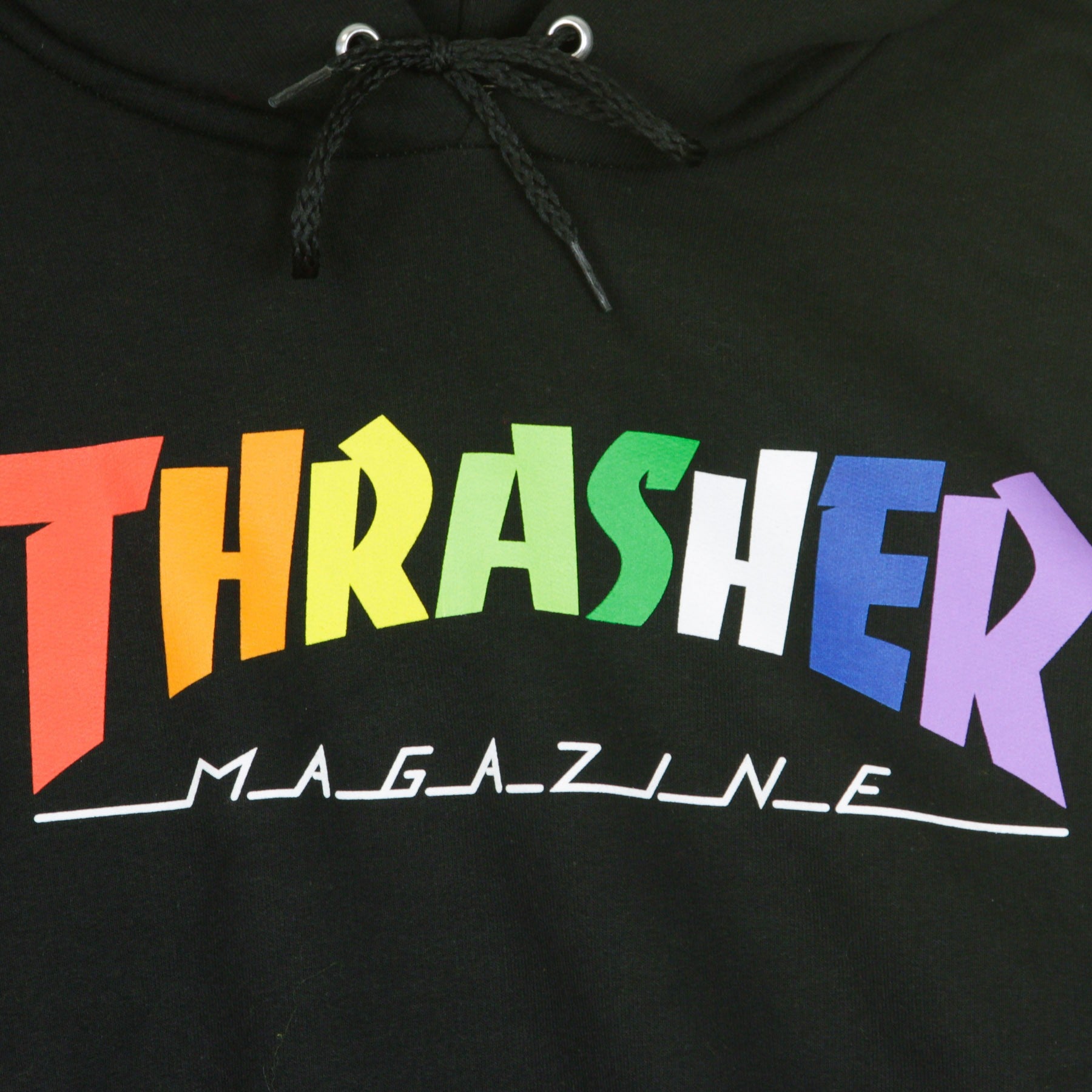 Thrasher, Felpa Cappuccio Uomo Rainbow Mag Hoodie, 