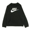Nike, Felpa Cappuccio Ragazzo Club Fleece, Black/lt Smoke Grey
