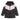 Nike, Piumino Lungo Bambino Sportswear Fill Long Jacket, Black/lt Arctic Pink/black/white