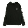 Huf, Felpa Cappuccio Uomo Domestic P/o Hoodie Smu Ita, Black