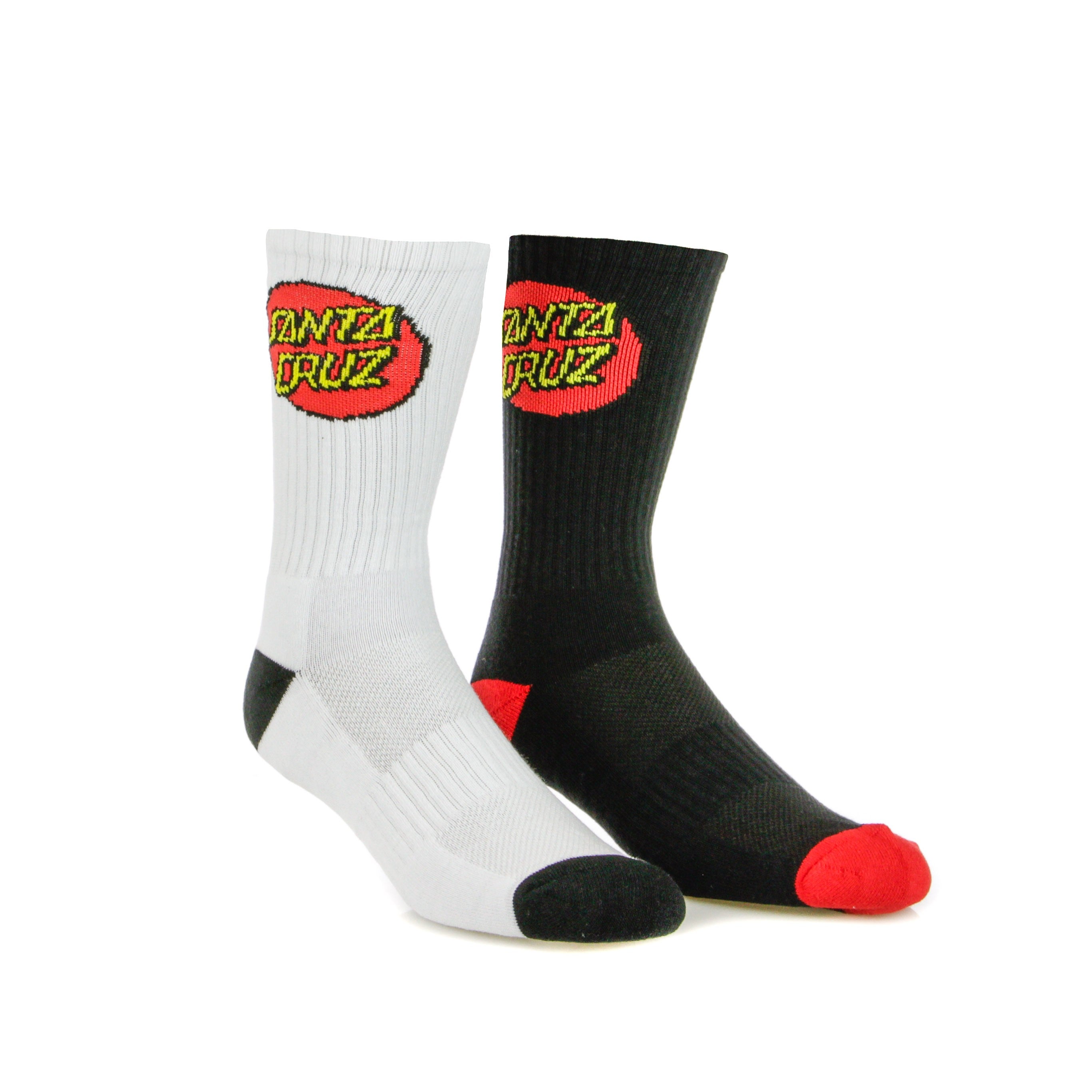 Santa Cruz, Calza Media Uomo Classic Dot Sock 2pk, 