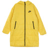Nike, Piumino Lungo Donna Sportswear Core Parka, Solar Flare/white/black