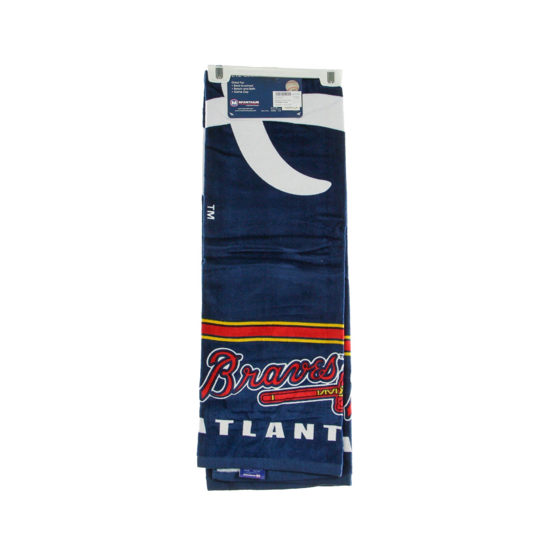 Wincraft, Asciugamano Uomo Mlb Beach Towel Atlbra, 