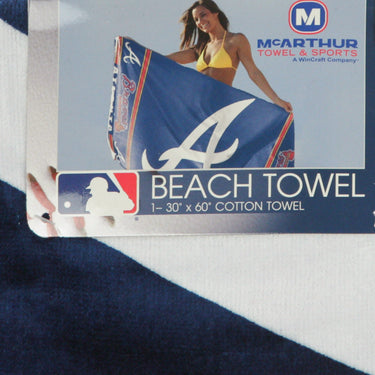 Wincraft, Asciugamano Uomo Mlb Beach Towel Atlbra, 