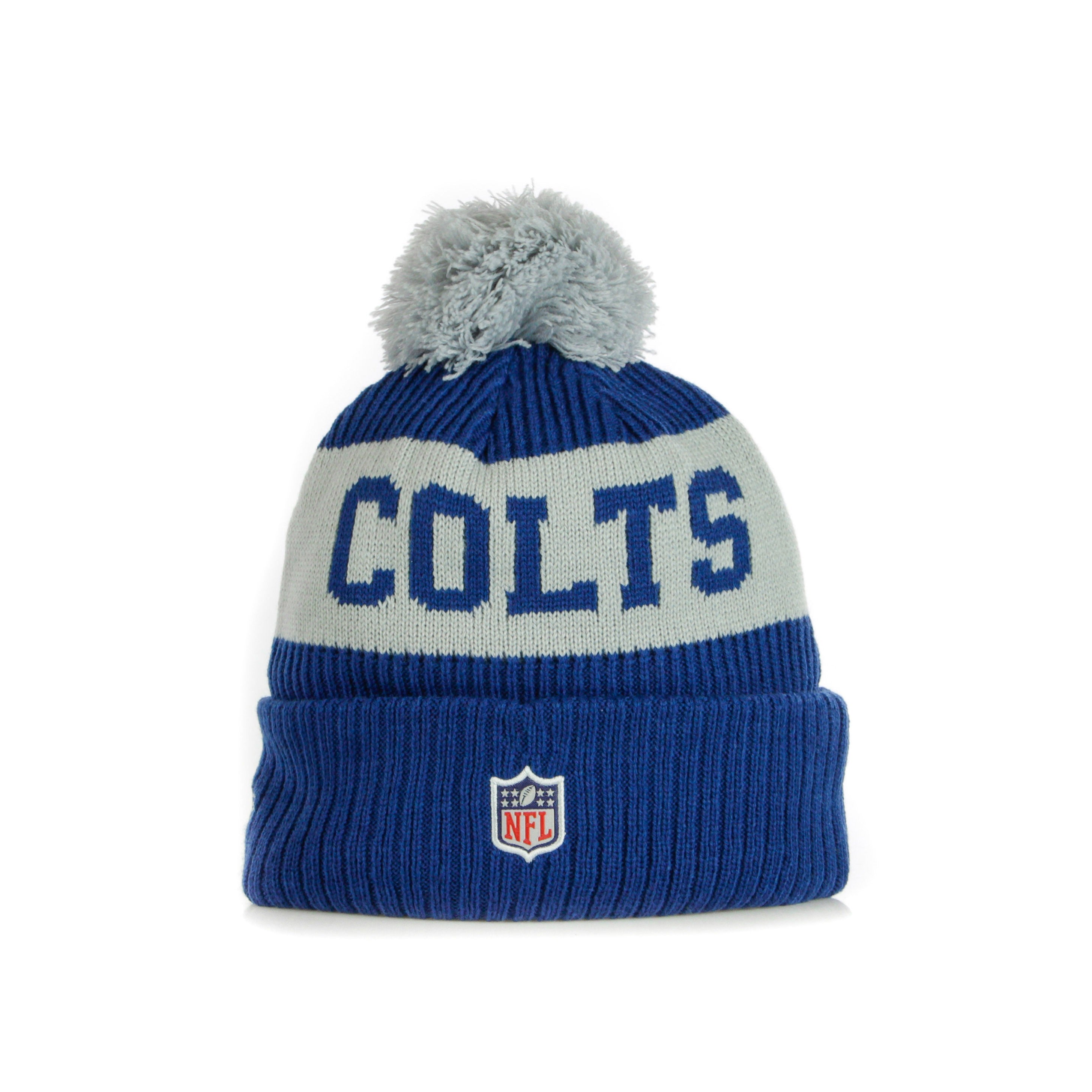 New Era, Cappello Pom Pom Uomo Nfl 20 On Field Sport Knit Indcol, 