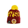 New Era, Cappello Pom Pom Uomo Nfl 20 On Field Sport Knit Wasred, Original Team Colors