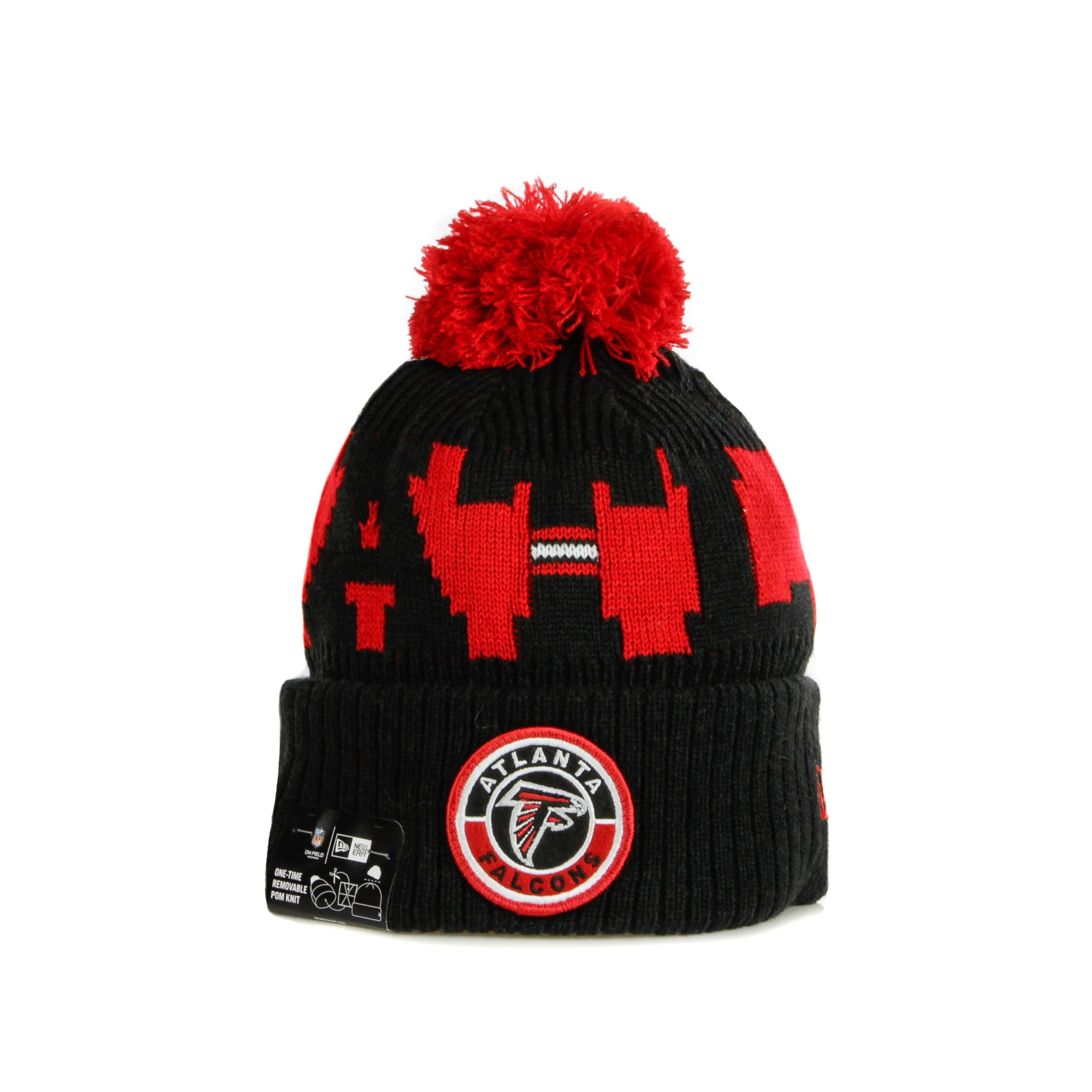 New Era, Cappello Pom Pom Uomo Nfl 20 On Field Sport Knit Atlfal, 