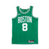 Nike Nba, Canotta Basket Uomo Nba Swingman Jersey Icon Edition 2020 No 8 Kemba Walker Boscel, Clover/white