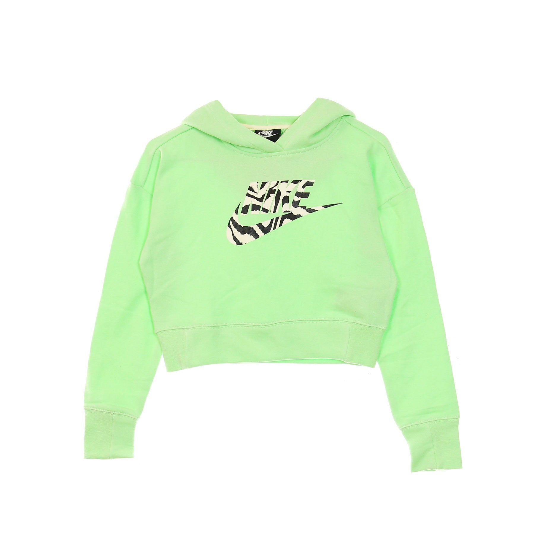 Lightweight Cropped Hoodie Sweatshirt for Girls Sportswear Hoodie Crop Vapor Green