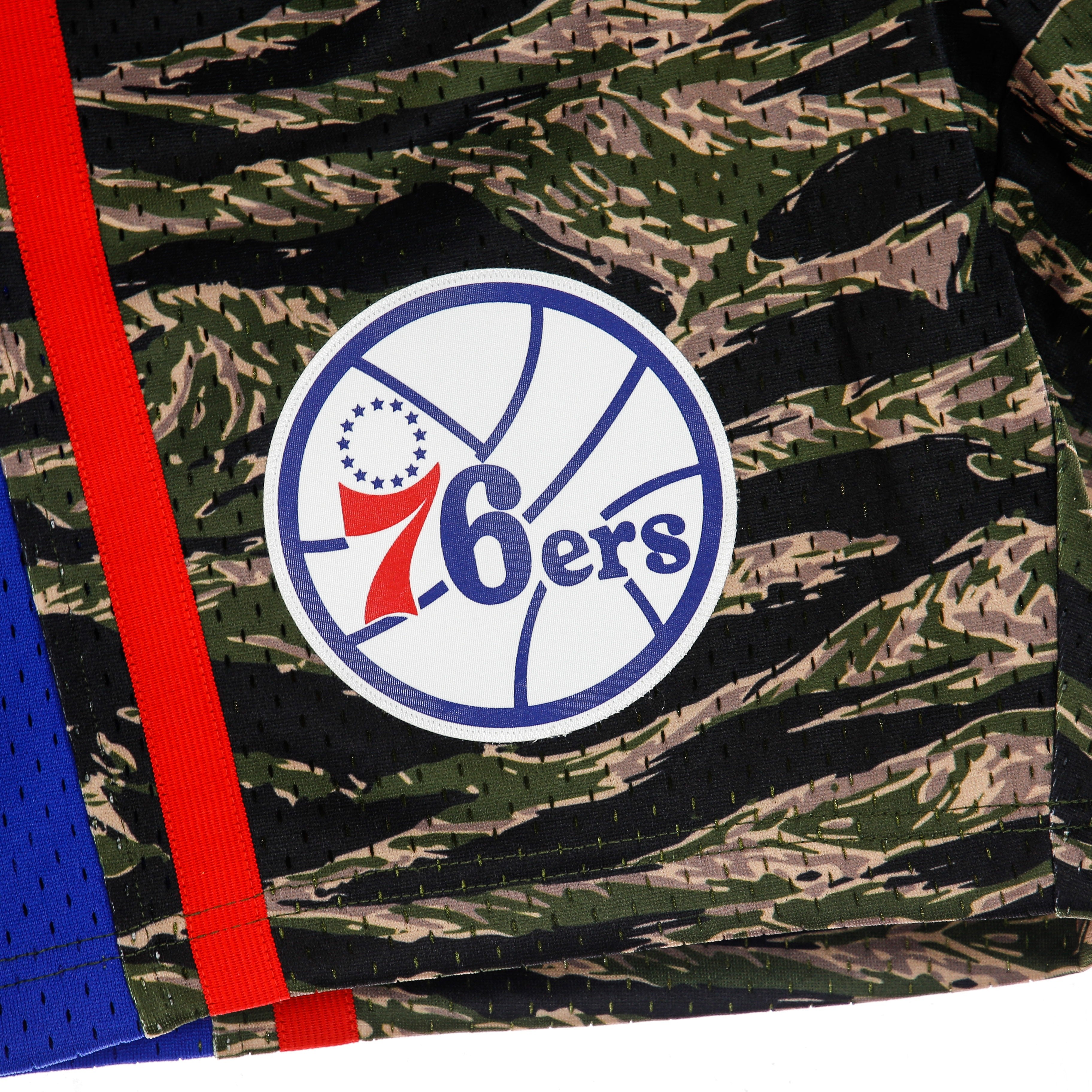 Mitchell & Ness, Pantaloncino Basket Uomo Nba Tiger Camo Swingman Short Hardwood Classics 2000 Phi76e, 