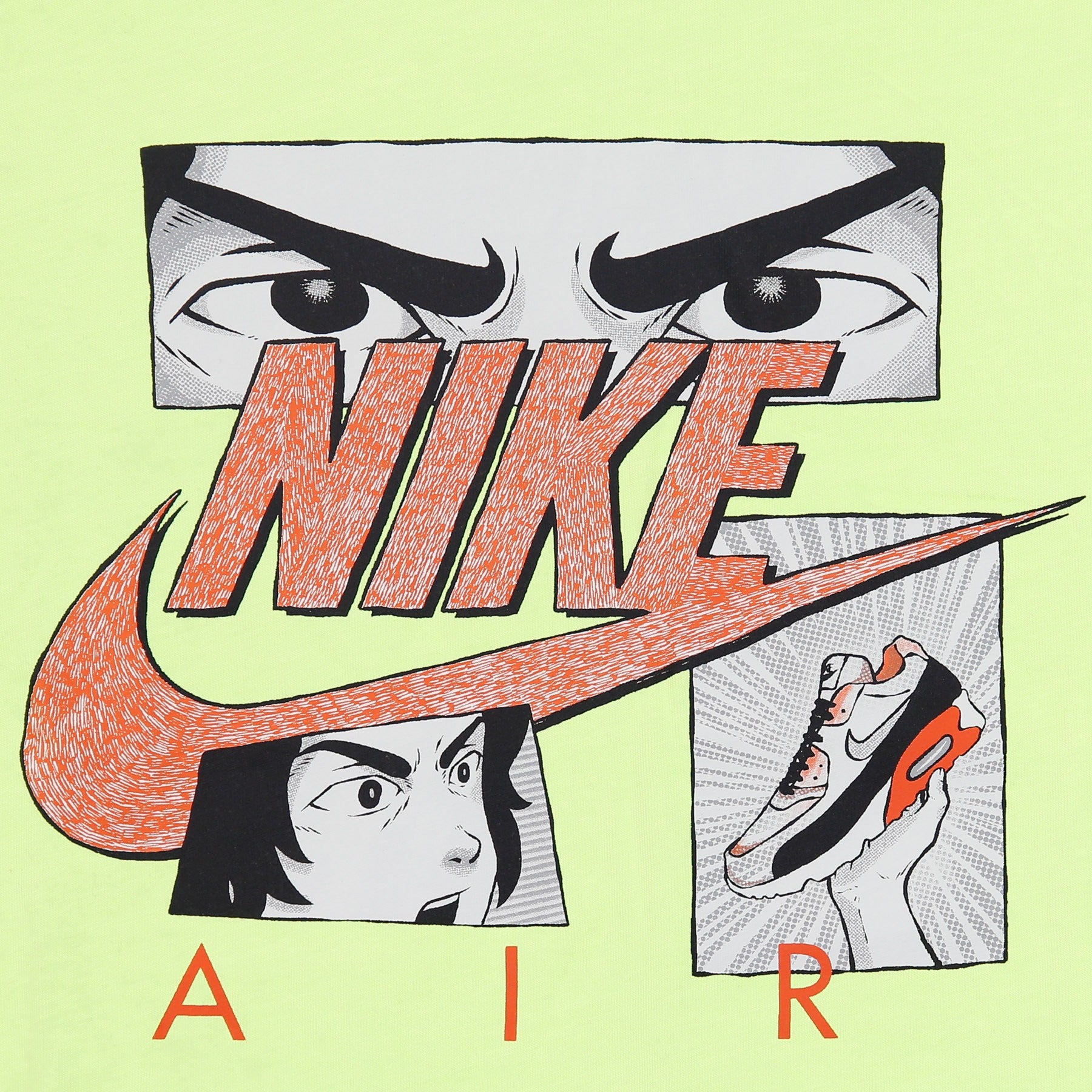 Maglietta Uomo Sportswear Manga Tee Lt Liquid Lime