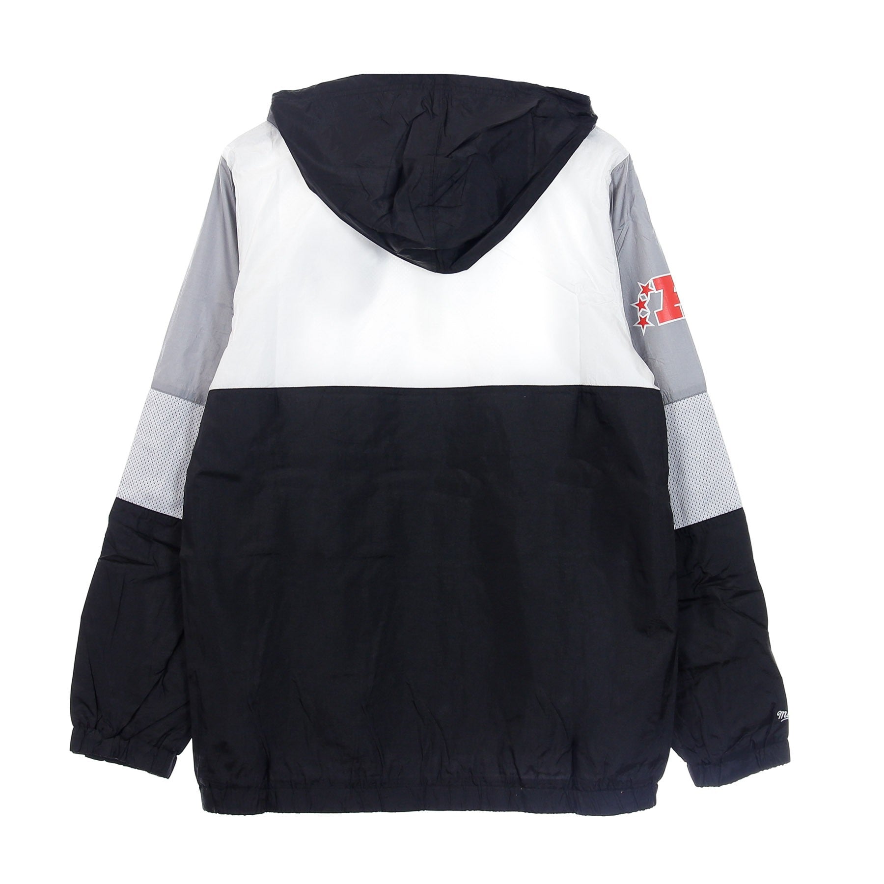 Mitchell & Ness, Giacca A Vento Infilabile Uomo Nfl Surprise Win Windbreaker Oakrai, 