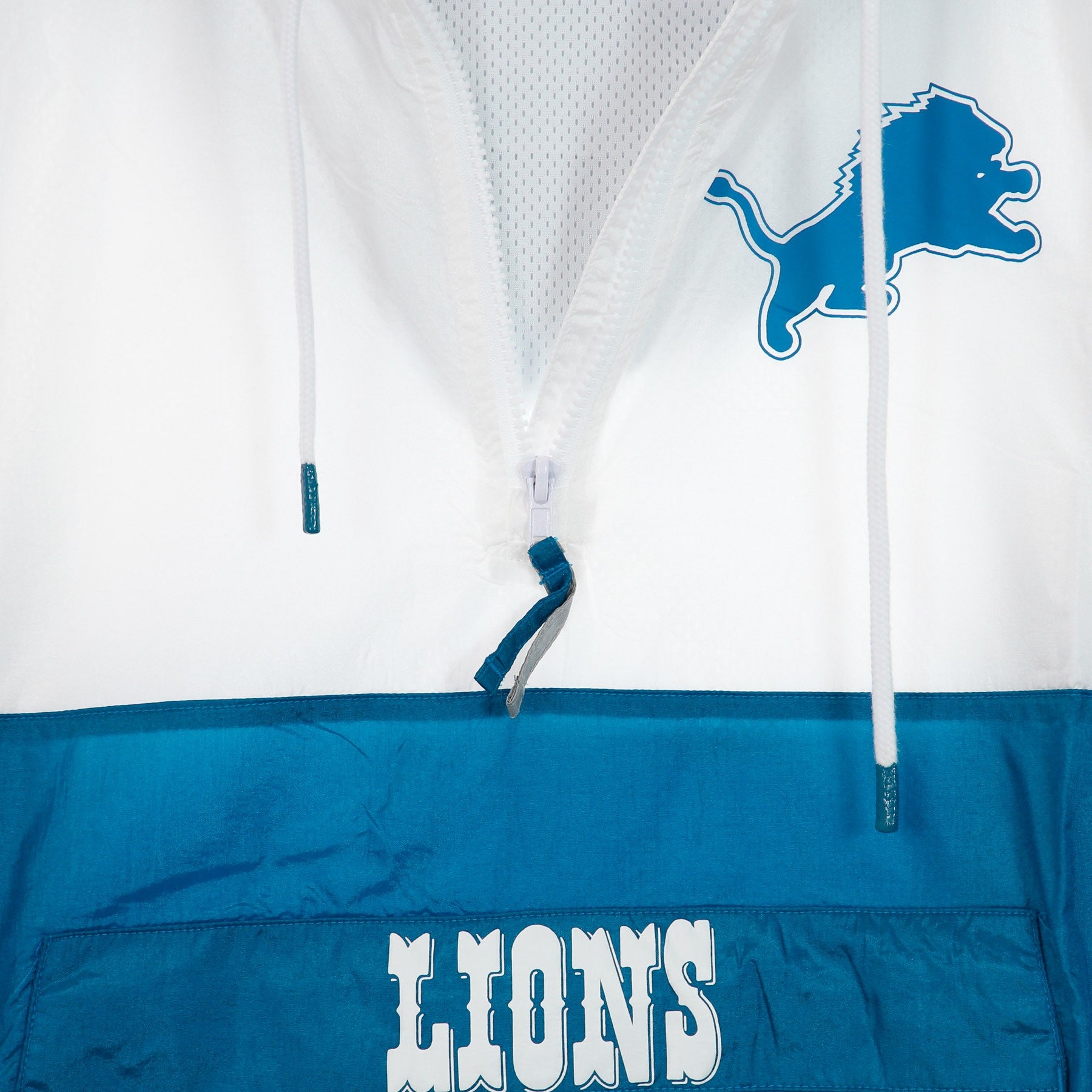 Mitchell & Ness, Giacca A Vento Infilabile Uomo Nfl Surprise Win Windbreaker Detlio, 