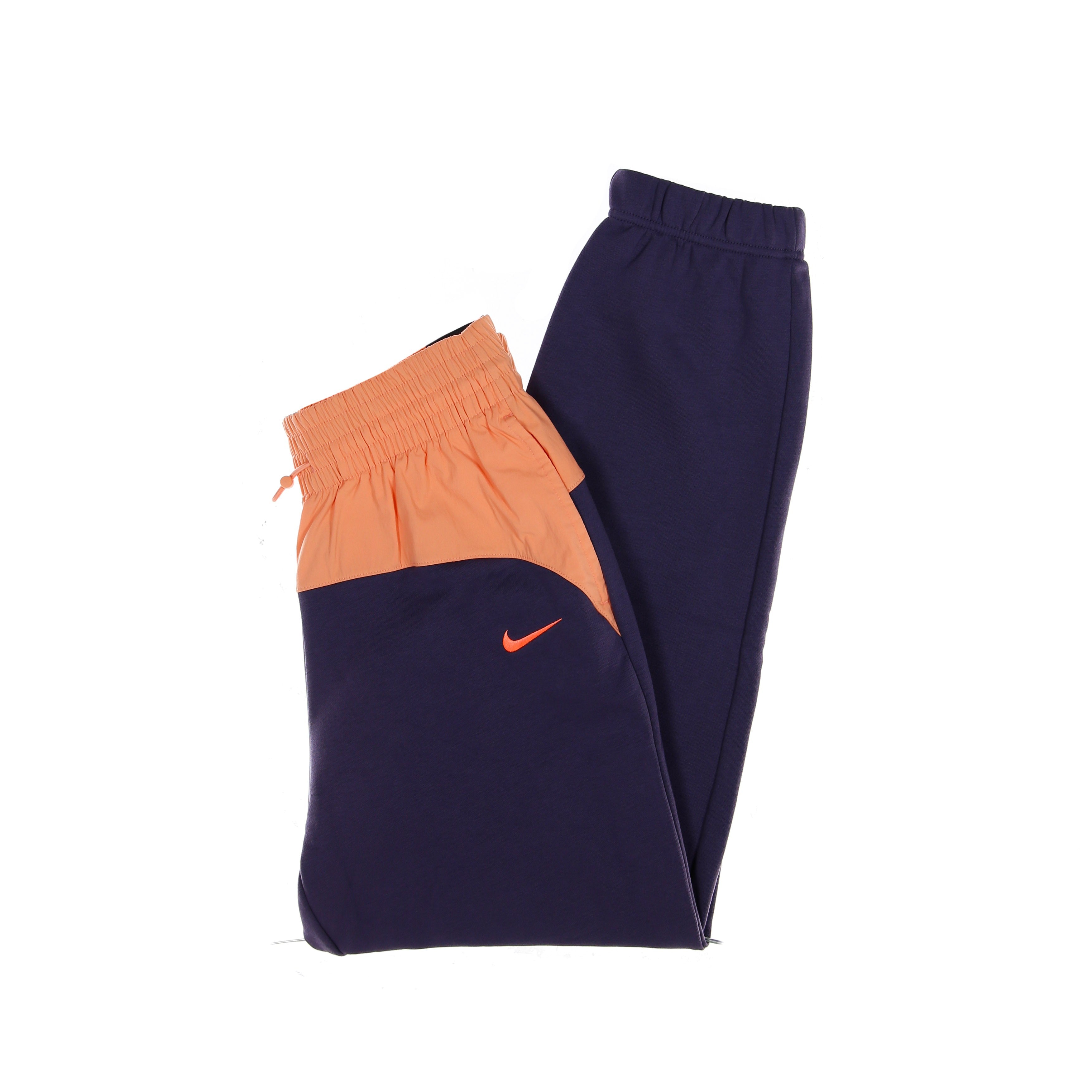 Nike, Pantalone Tuta Felpato Donna Sportswear Icon Clash Jogger Mix Heritage, Dark Raisin/crimson Bliss/bright Mango