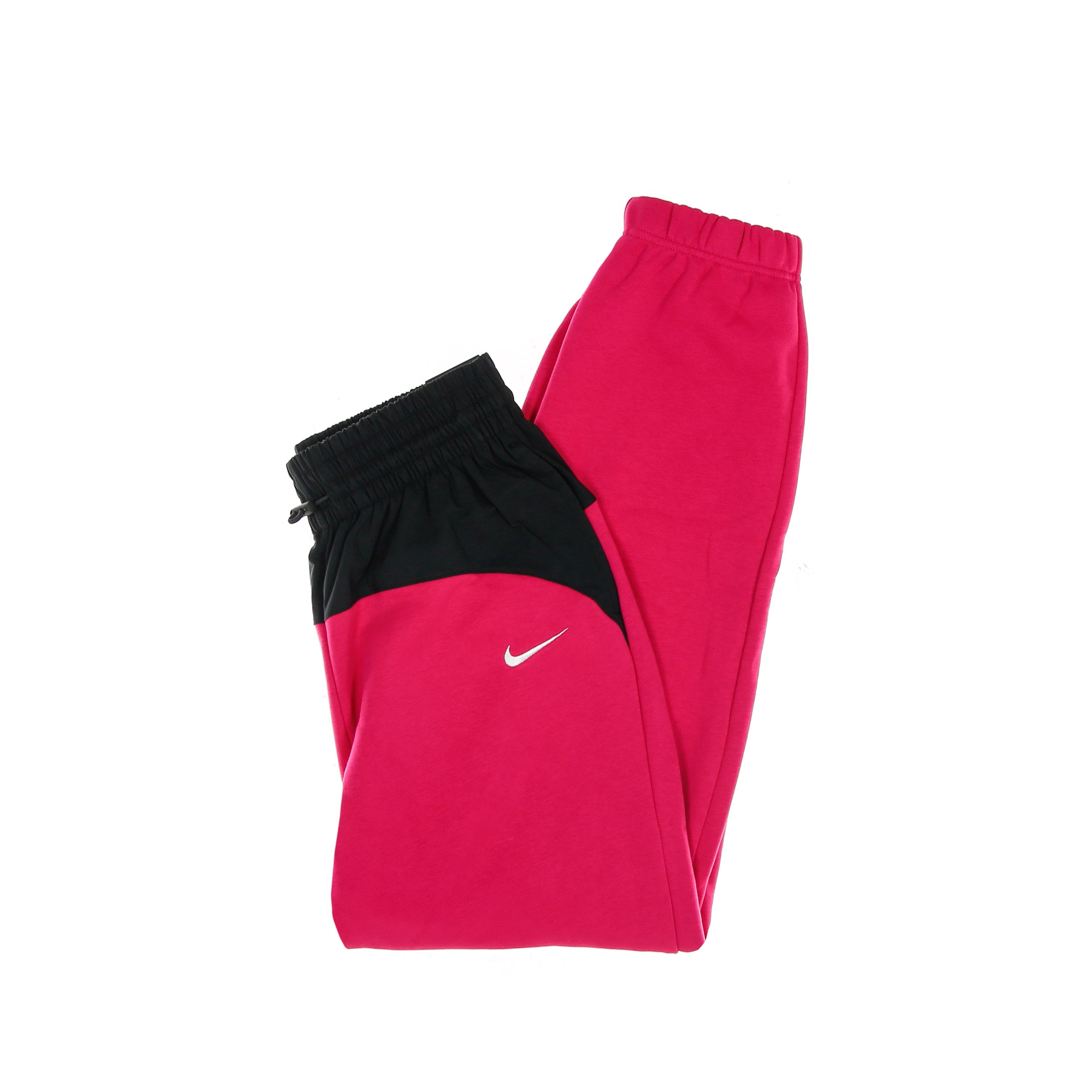 Nike, Pantalone Tuta Felpato Donna Sportswear Icon Clash Jogger Mix Heritage, Fireberry/white