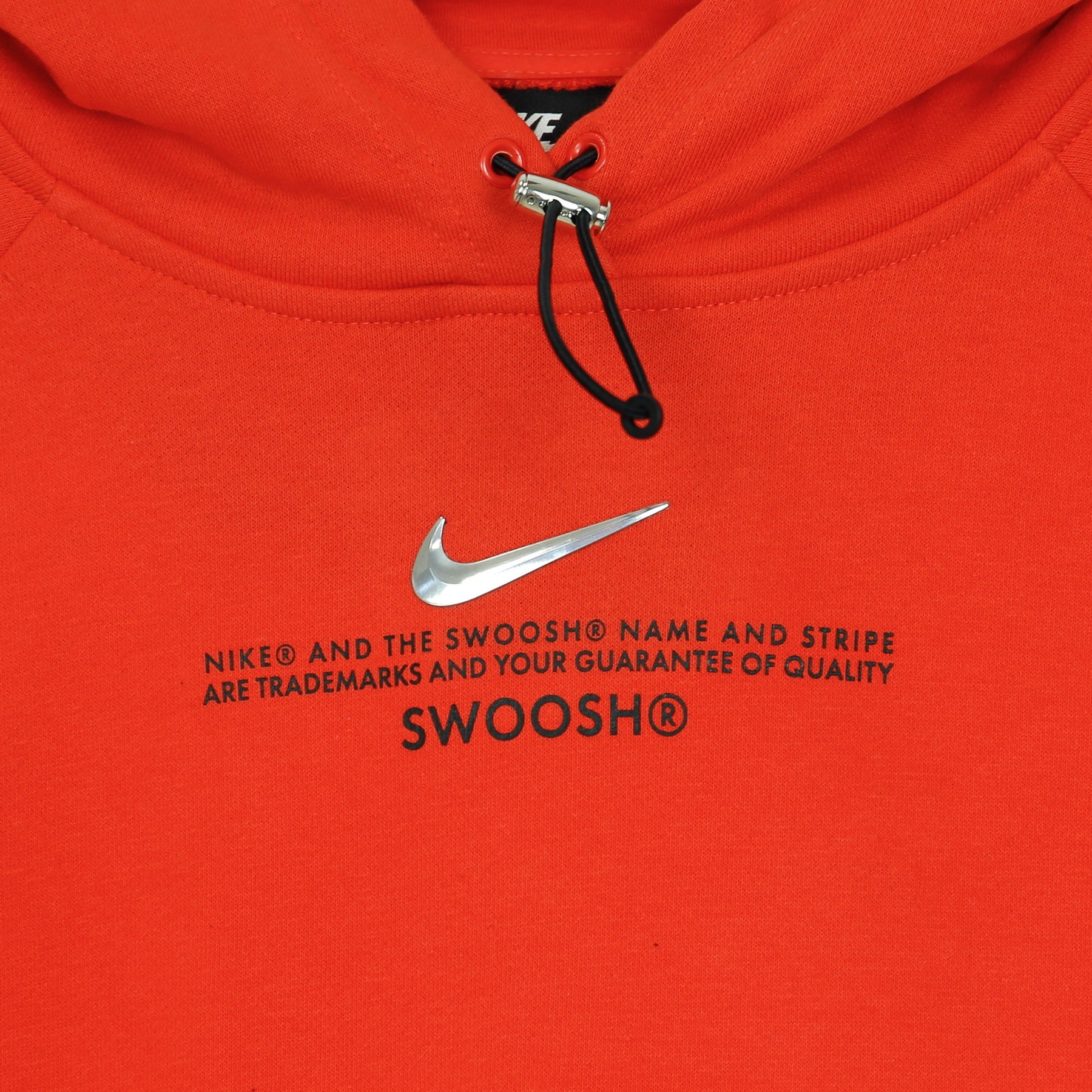 Nike, Felpa Leggera Cappuccio Donna Sportswear Swoosh Hoodie Plus, 