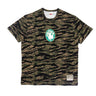Mitchell & Ness, Maglietta Uomo Nba Tiger Camo Oversized Tee Boscel, Tiger Camo