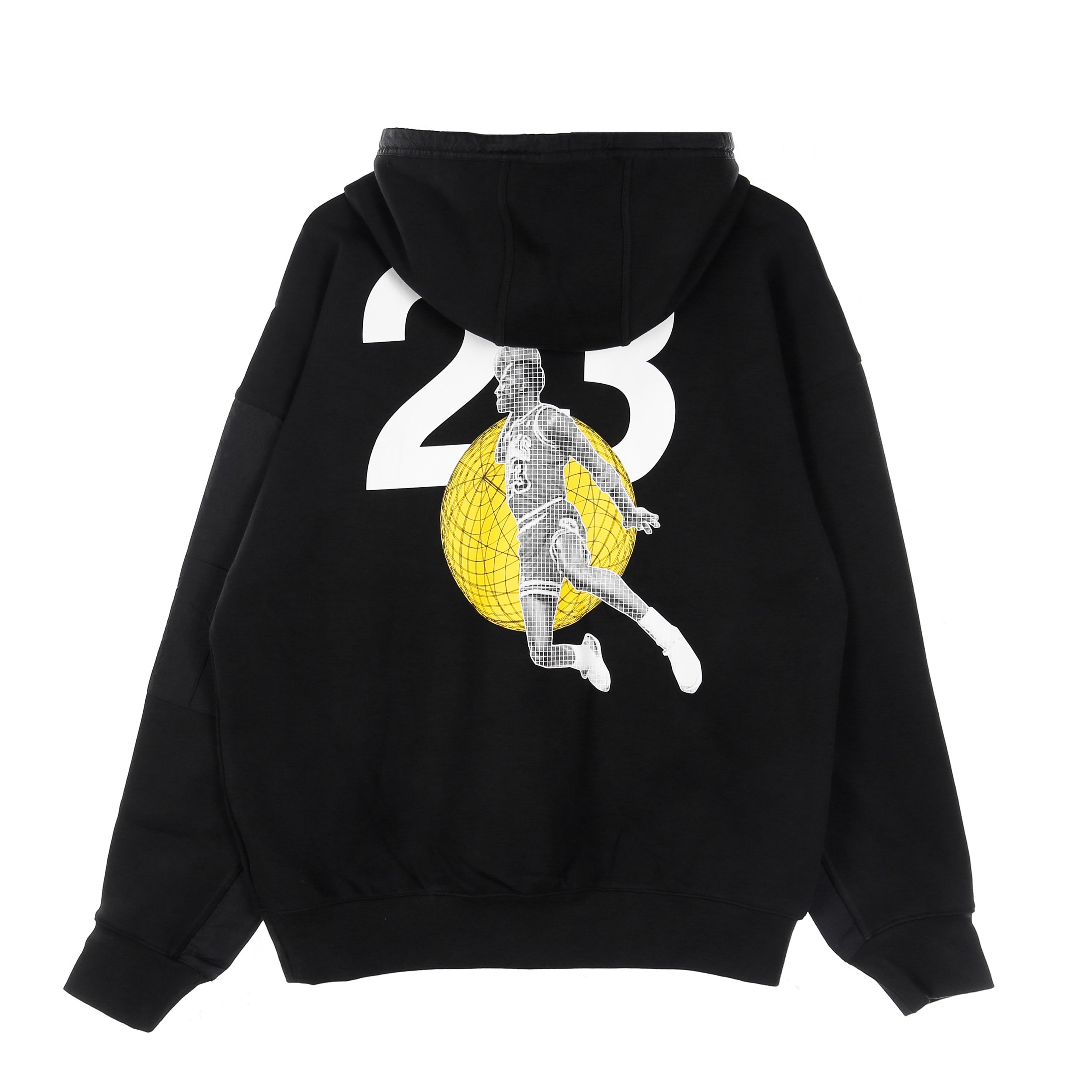 Sudadera con capucha ligera Hombre Michael Jordan 23 FLEECE PLALE PHELOPE CONEDIO NEGRO/WHITE