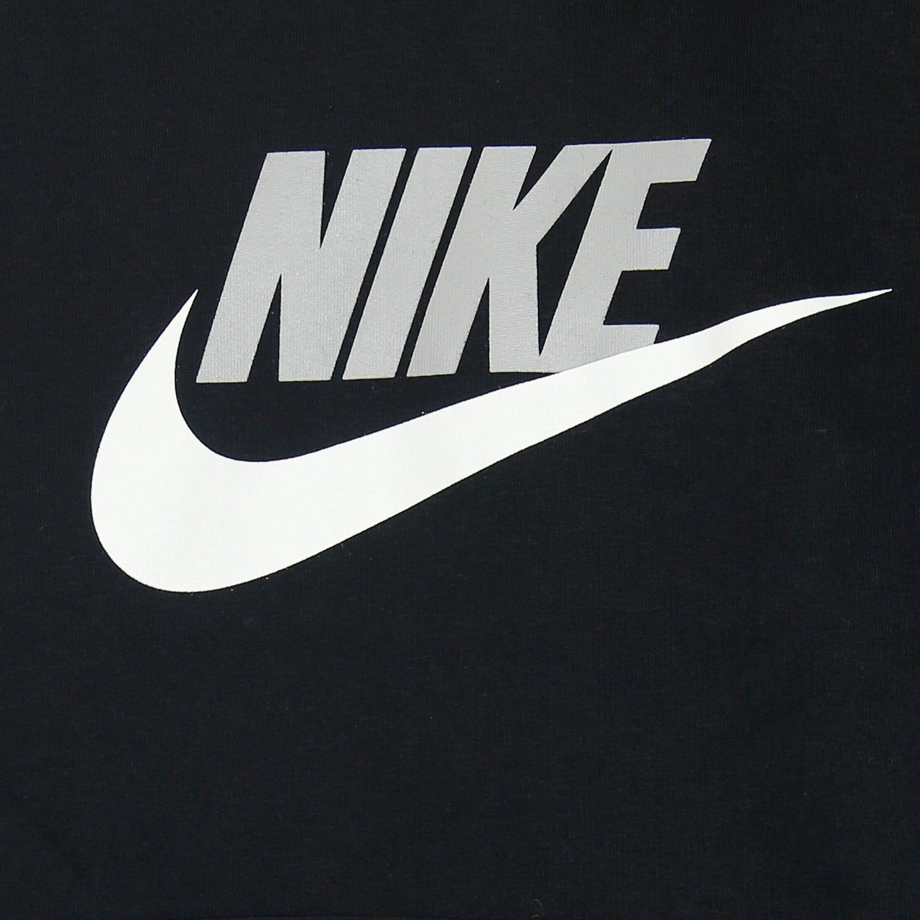 Nike, Felpa Cappuccio Ragazzo Sportswear Club Hybrid, Black/lt Smoke Grey