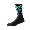 Phobia, Calza Media Uomo Green Lightning, Green/black