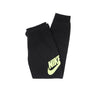 Nike, Pantalone Tuta Felpato Ragazzo Sport Swear Club Fleece, Black/barely Volt