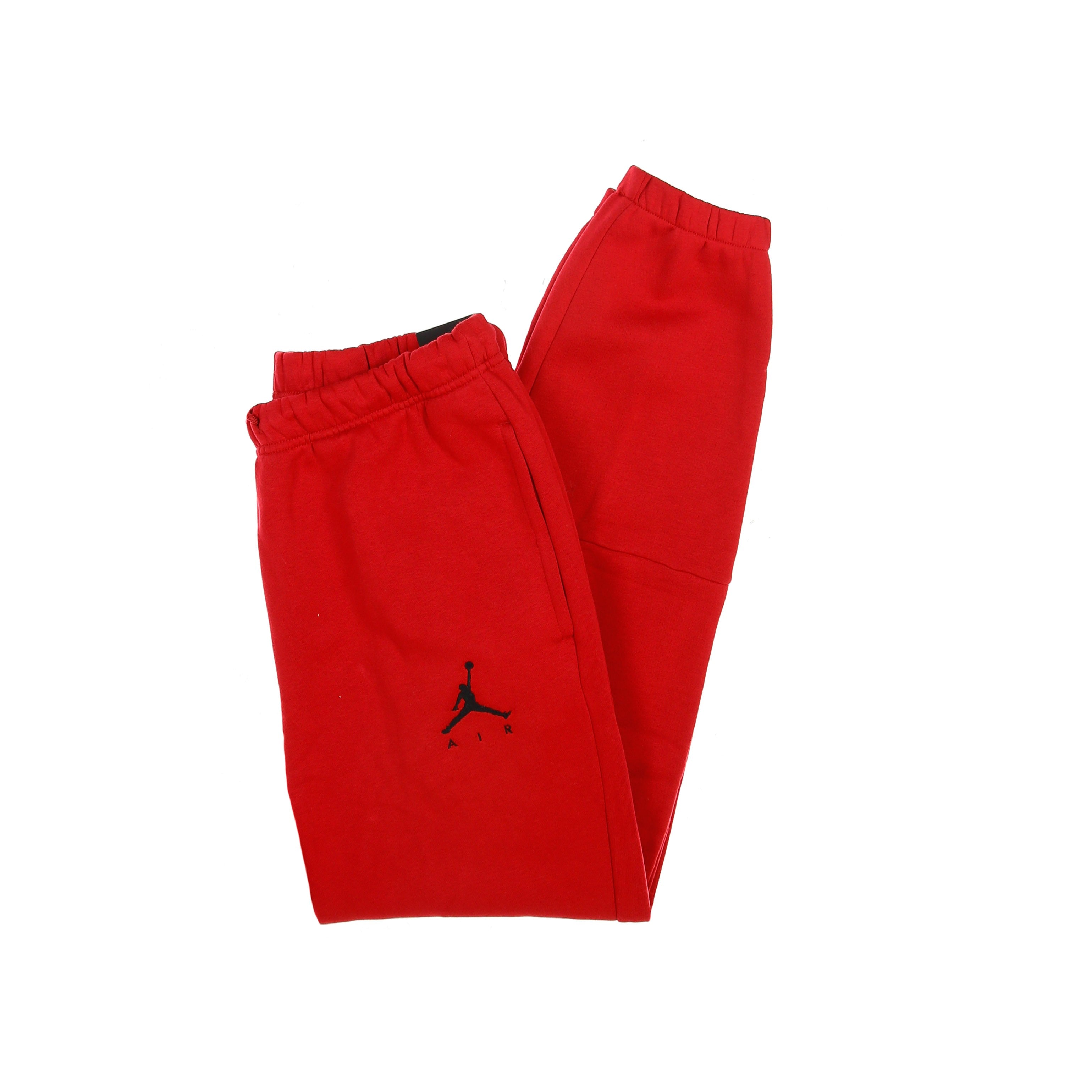 Pantalone Tuta Felpato Uomo Jumpman Air Fleece Gym Red/gym Red/gym Red/black